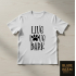 T-shirt Live Love Bark